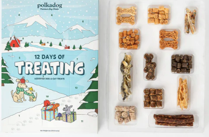 PolkaDog Limited Edition "12 Days of Treating" Advent Calendar
