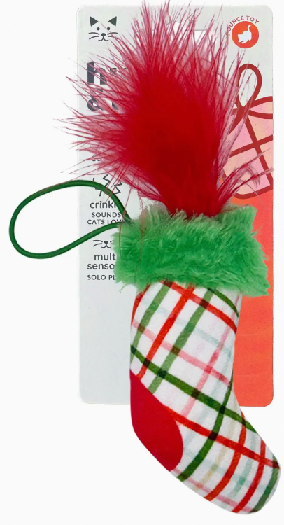 Huxley & Kent Christmas Stocking Flinger Cat Toy