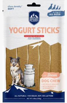Himalayan Yogurt Sticks, 5 Pack: Bacon, Peanut Butter, Cranberry Honey, Pumpkin flavors