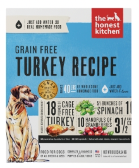 The Honest Kitchen Grain Free Turkey, 10 lb.