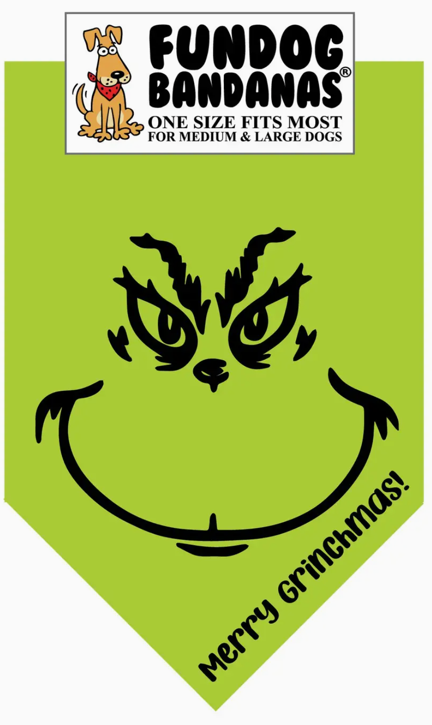 FunDog Bandana, Grinchmas