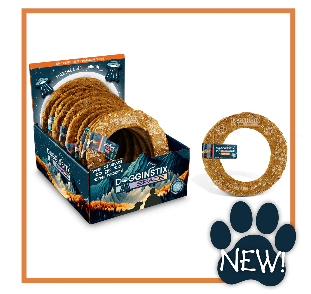 DogginStix Lamb Collagen Cosmic Donut Dog Chew