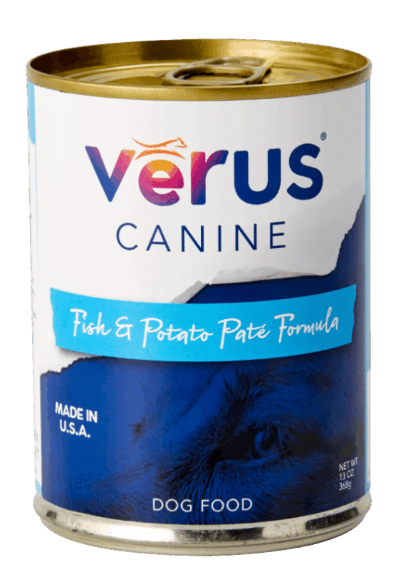 Verus Canine Canned Dog Food, Fish & Potato Pate