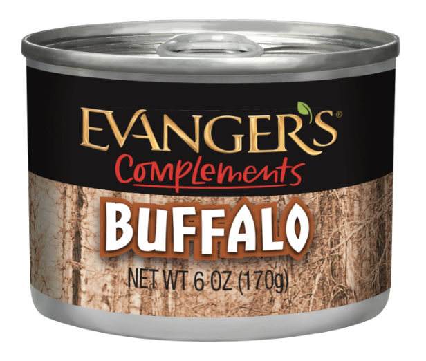 Evanger's Grain-Free Buffalo Canned Dog & Cat Food, 6 oz.