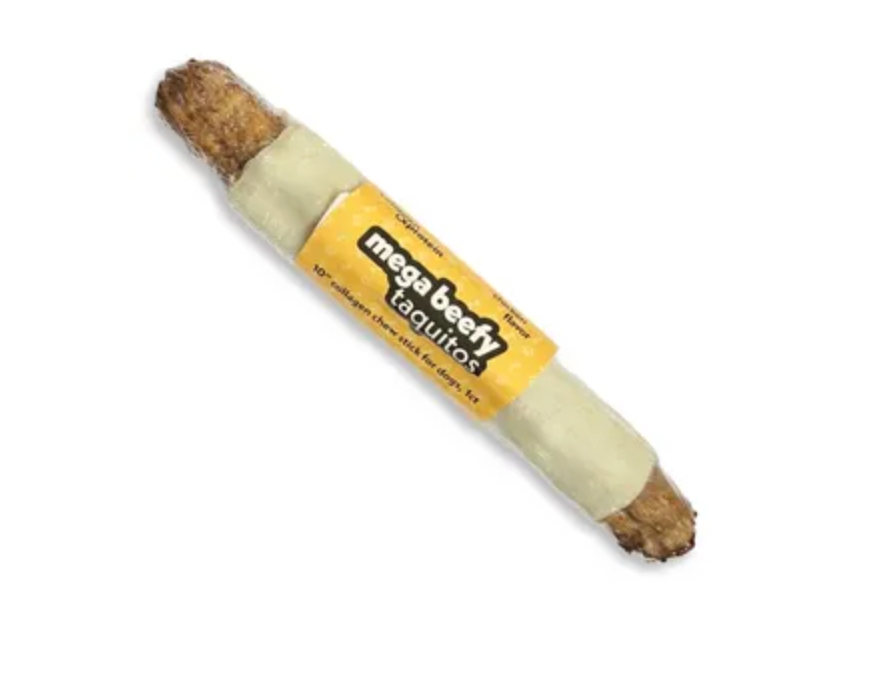 Frankly Pet Mega Beefy Taquito 10", Chicken
