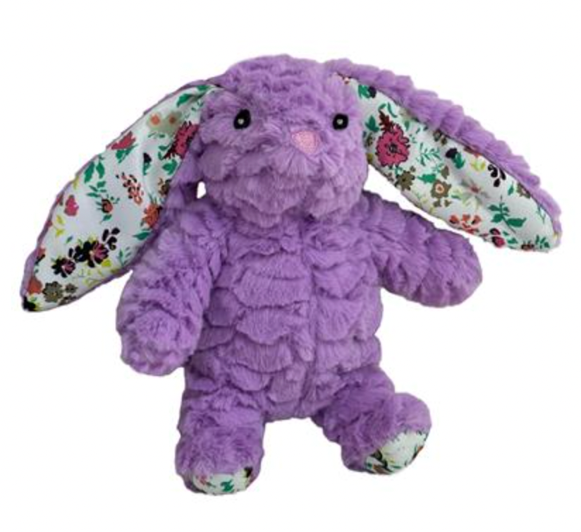 PetLou Lavender Soft & Floppy Bunny Plush Toy, 9"