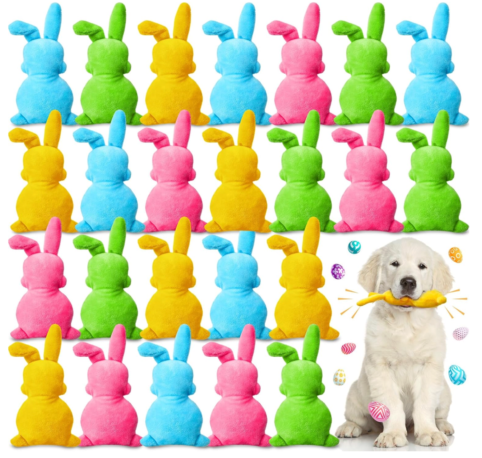 Mini Easter Bunny Dog Toy