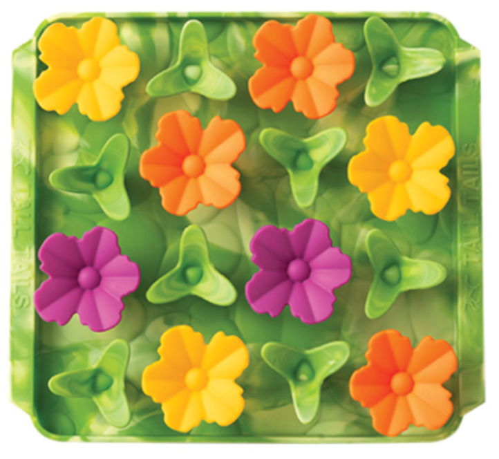 Tall Tails Foraging Mat for Dogs (or Cats), Wild Flowers pattern