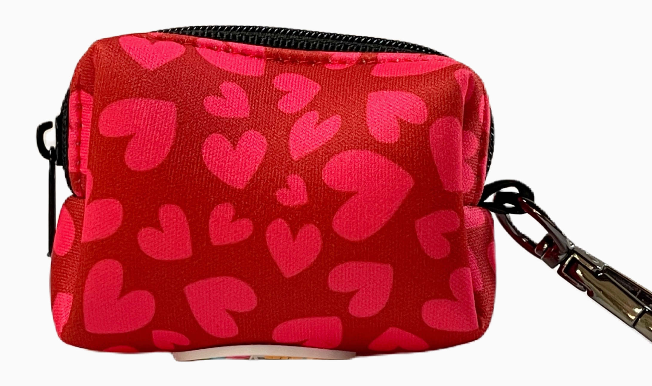 Very Vintage Designs Poop Bag Holder, Love (red hearts)