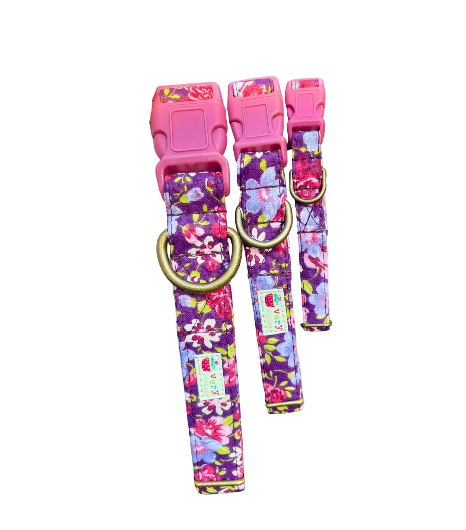 Very Vintage Designs Collar, Purple Girl