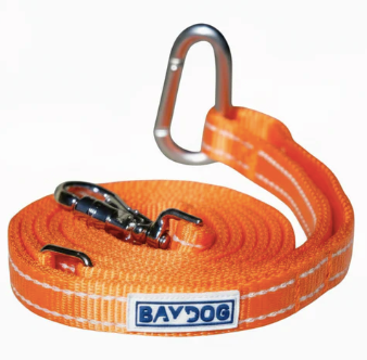 BayDog Pensacola Leash (Skinny Width), 6 ft. in various colors