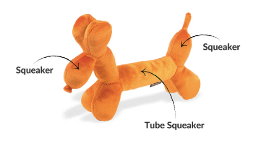 P.L.A.Y. "Party Balloon Buddy" Squeaky Crinkly Activity Toy