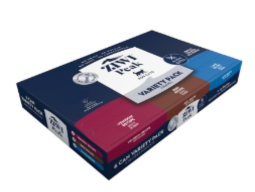 Ziwi Peak Grain Free Venison, Beef & Lamb Pate Variety Pack, 6 x 3 oz cans