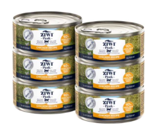 Ziwi Peak Grain Free Chicken Pate Cat Food, 3 oz
