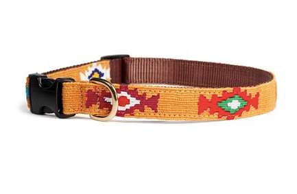 A Tail We Could Wag Collar, God's Eye Gold pattern