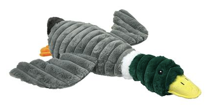 PetLou Farm Friends Mallard Duck, 26" long dog toy
