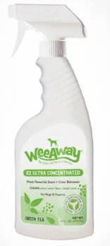 Wee Away x2 Ultra Stain & Odor Spray (Dogs, Puppies) 16 oz Original, Green Tea or Ocean Breeze