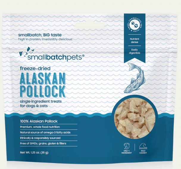 Smallbatch Freeze Dried Alaskan Pollock Treats, 1.25 oz
