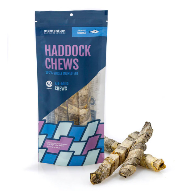 Momentum Air Dried Haddock Chews 3-pack, 4.2 oz