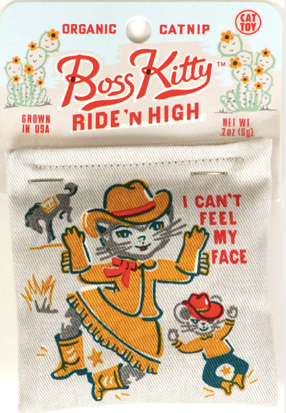 BlueQ Catnip Toy "Boss Kitty Ridin' High"
