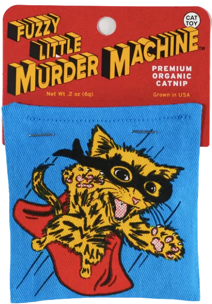BlueQ Catnip Toy "Fuzzy Little Murder Machine"
