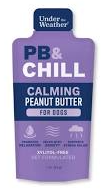 Under The Weather PB & CHILL® Calming Peanut Butter For Dogs, 1 oz.