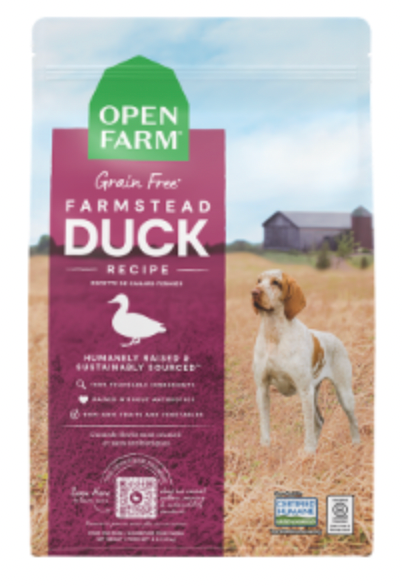 Open Farm Farmstead Duck & Ancient Grains Dry Dog Food