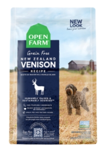 Open Farm New Zealand Venison & Ancient Grains Dry Dog Food