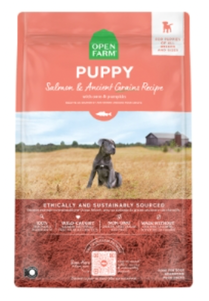 Open Farm Ancient Grains High Protein Salmon Dry Puppy  Food