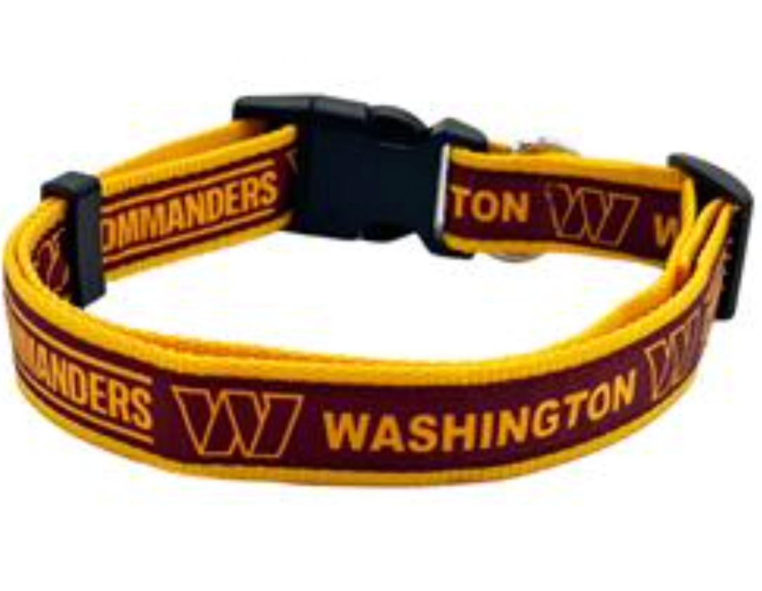 NFL Team Dog Collars, Washington Commanders