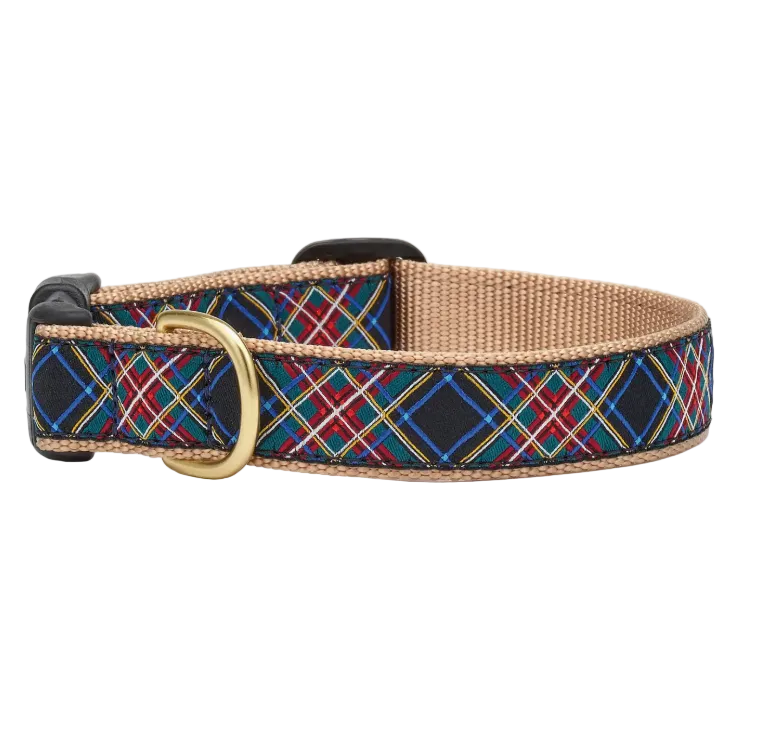 Up Country "Black Tartan" Dog Collar