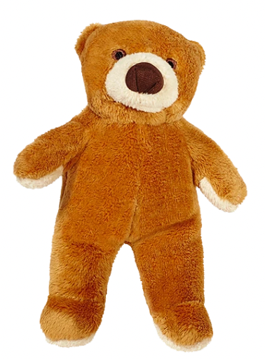 Fluff & Tuff "Cubby Bear" Squeaky Plush Dog Toy
