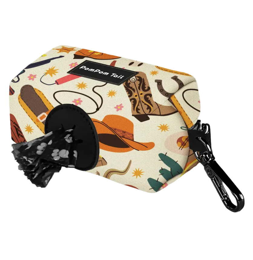 Oeelinn Poop Bag Holder, Stylish Cowboy