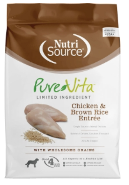 PureVita Chicken & Brown Rice Entree, 25 lb.
