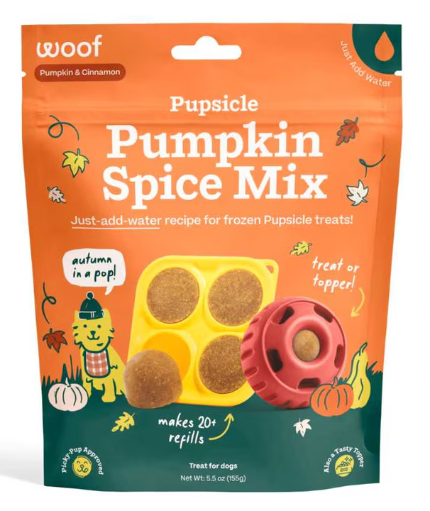 Woof Pupsicle Holiday Treat Mix 5.5 oz., Pumpkin Spice