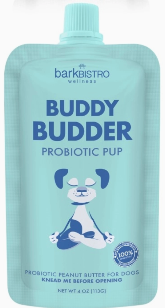 Bark Bistro "Probiotic Pup" Buddy Budder 4 oz. squeeze pack