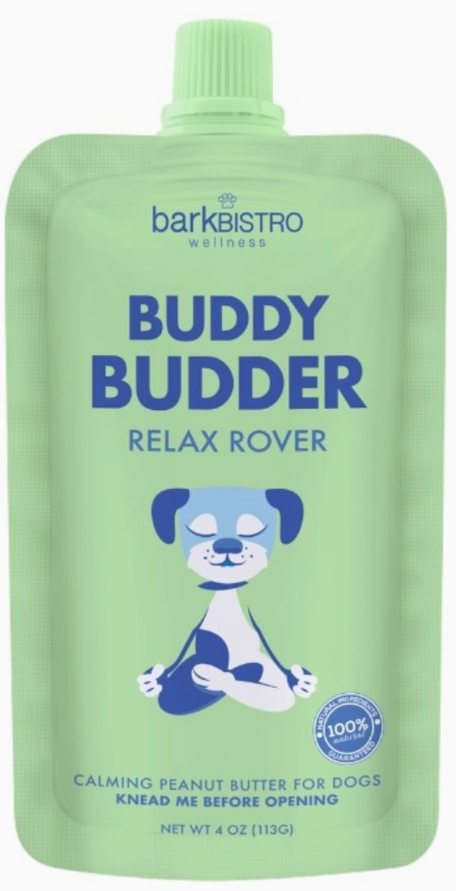 Bark Bistro "Relaxed Rover" Stress & Anxiety Buddy Budder 4 oz. squeeze pack