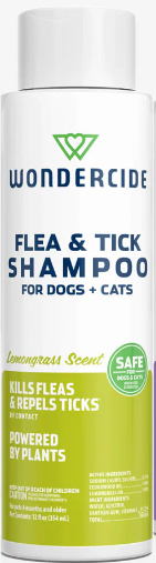 Wondercide Flea & Tick Shampoo for Dogs + Cats with Natural Essential Oils