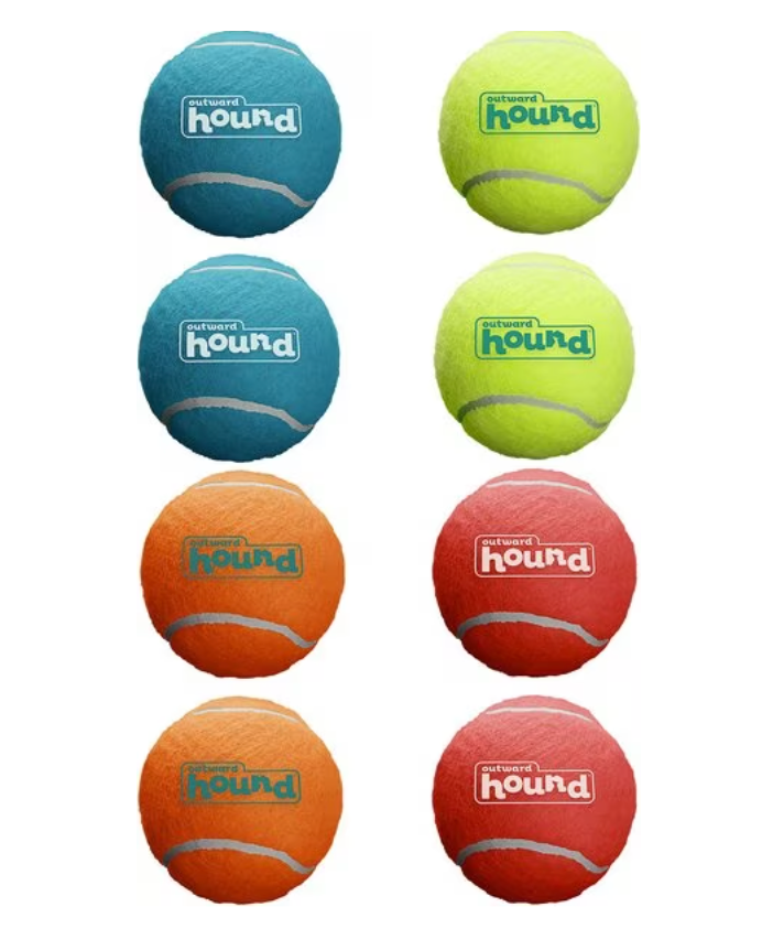 Outward Hound Mini Squeaker Balls, Set of 8