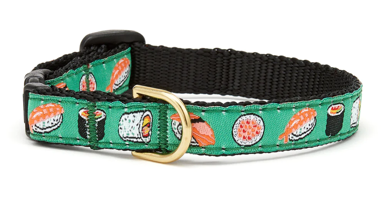Up Country "Sushi Cat" Cat Collar
