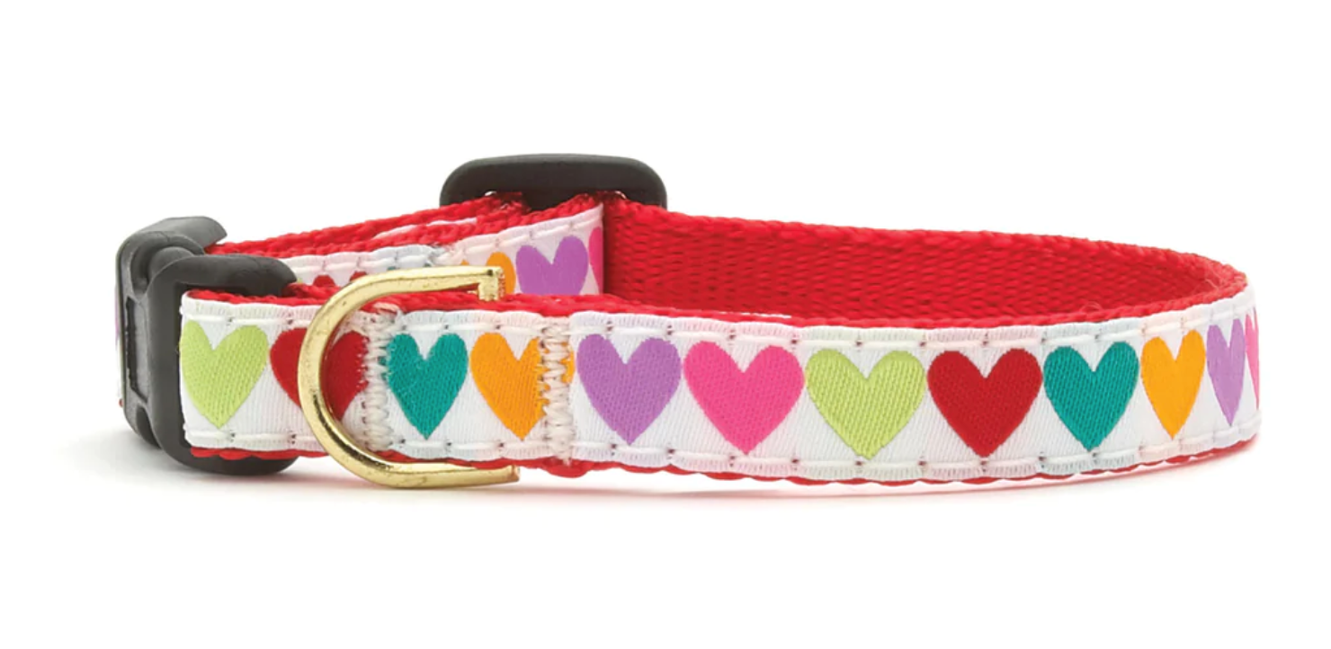 Up Country " Pop Hearts " Cat Collar