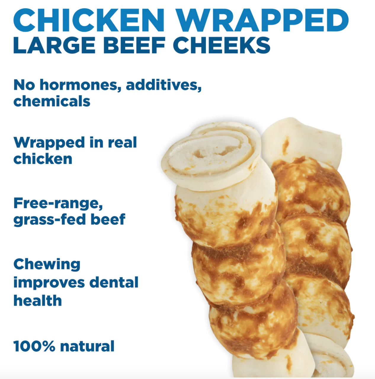 Barkworthies Chicken Wrapped Beef Cheek Roll