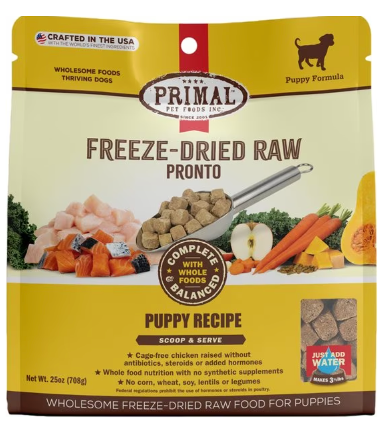 Primal formula nuggets 2025 freeze dried dog food