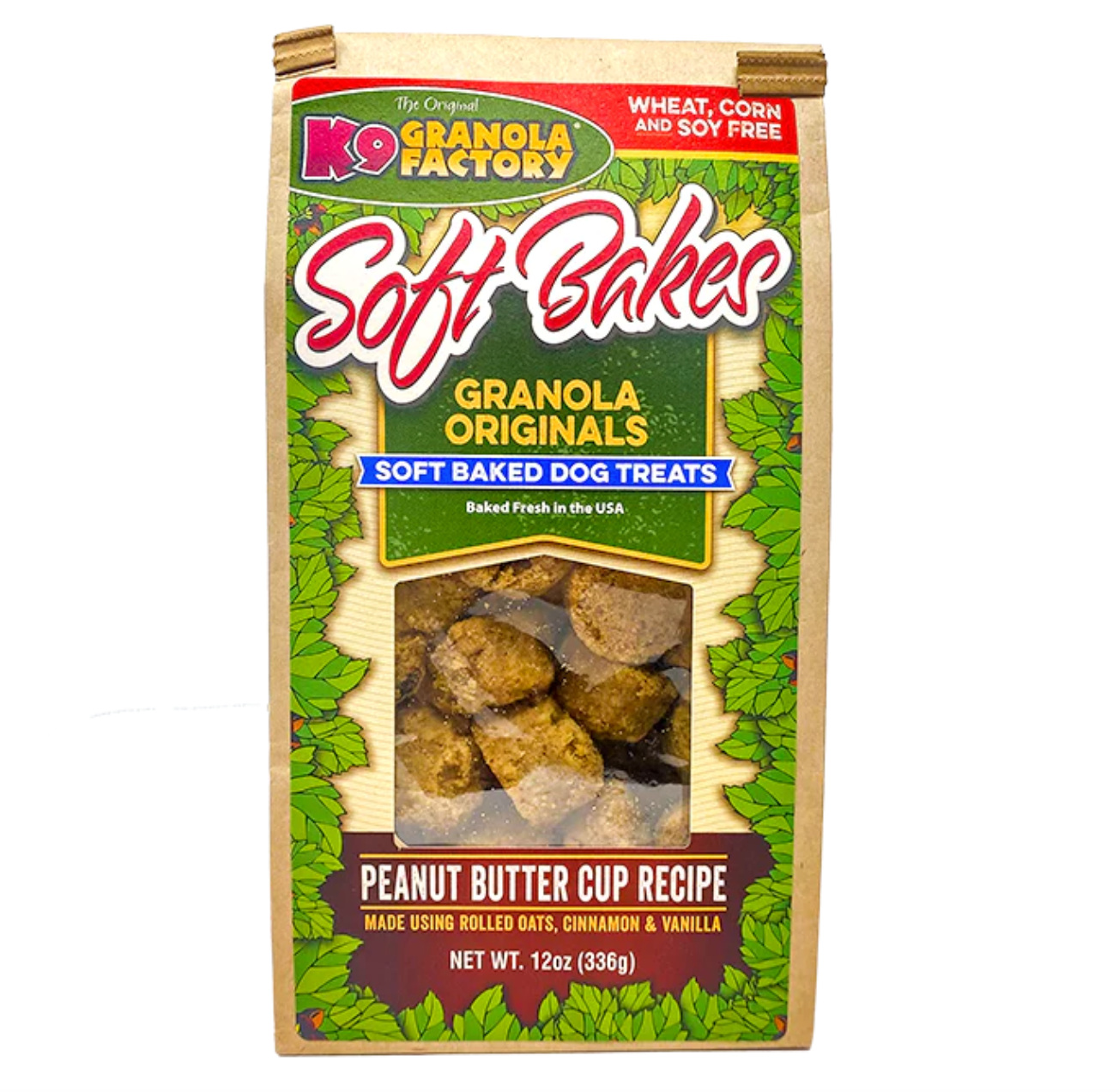 K9 Granola Factory "Soft Bakes" Dog Treats, Peanut Butter Cup Recipe
