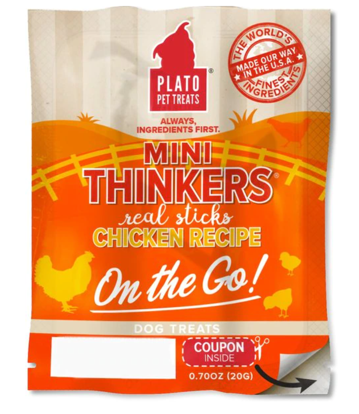 Individual Plato Jerky and MiniThinkers For Dogs