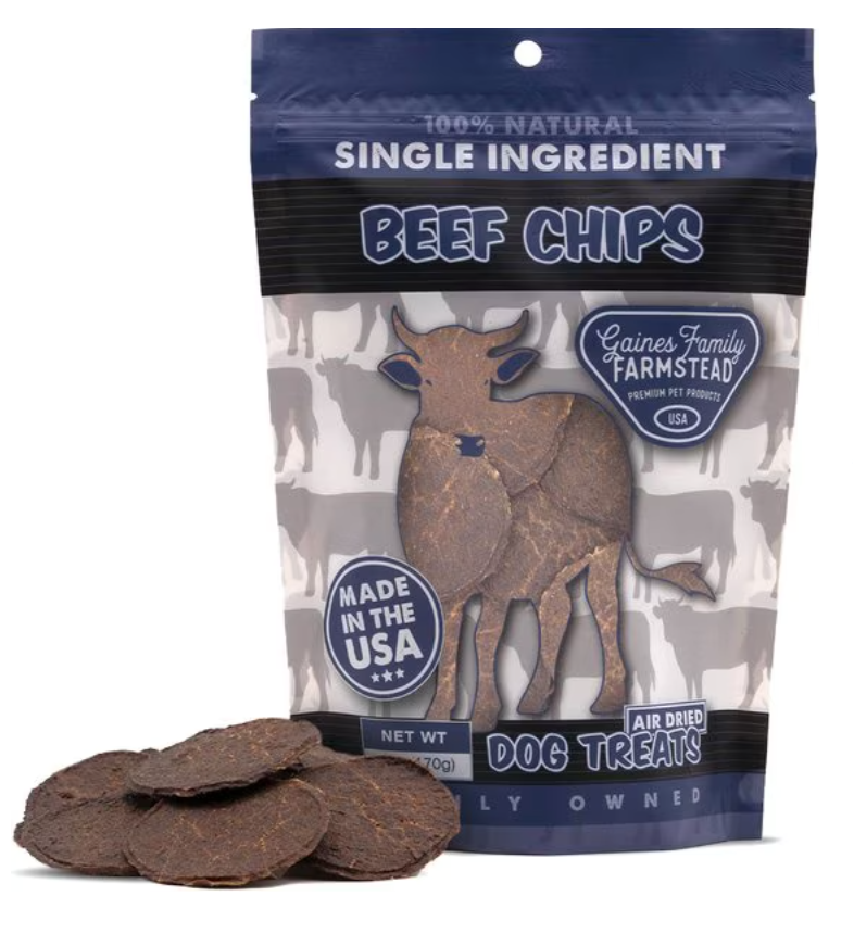 Gaines Family Farmstead Single Ingredient Beef Chips Dog Treats