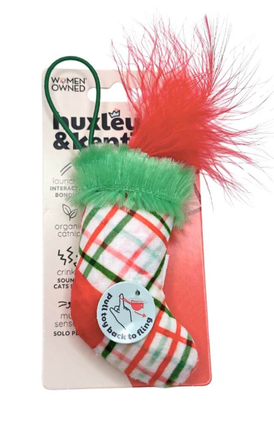 Huxley & Kent Flinger Cat Toy, Christmas Stocking