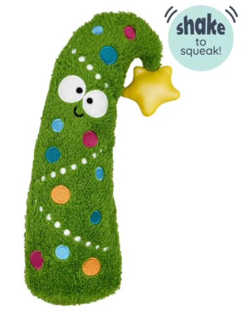Huxley & Kent Fetchies Bruce Spruce Holiday Dog Toy, Large