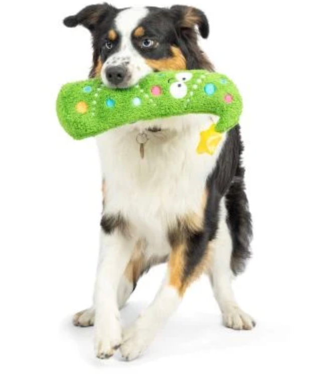 Huxley & Kent Fetchies Bruce Spruce Holiday Dog Toy, Large