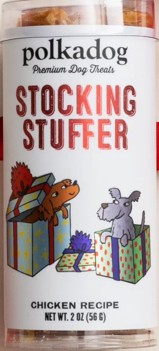 PolkaDog Wonder Nuggets "Stocking Stuffer," 2.5 oz Holiday Dog Treats